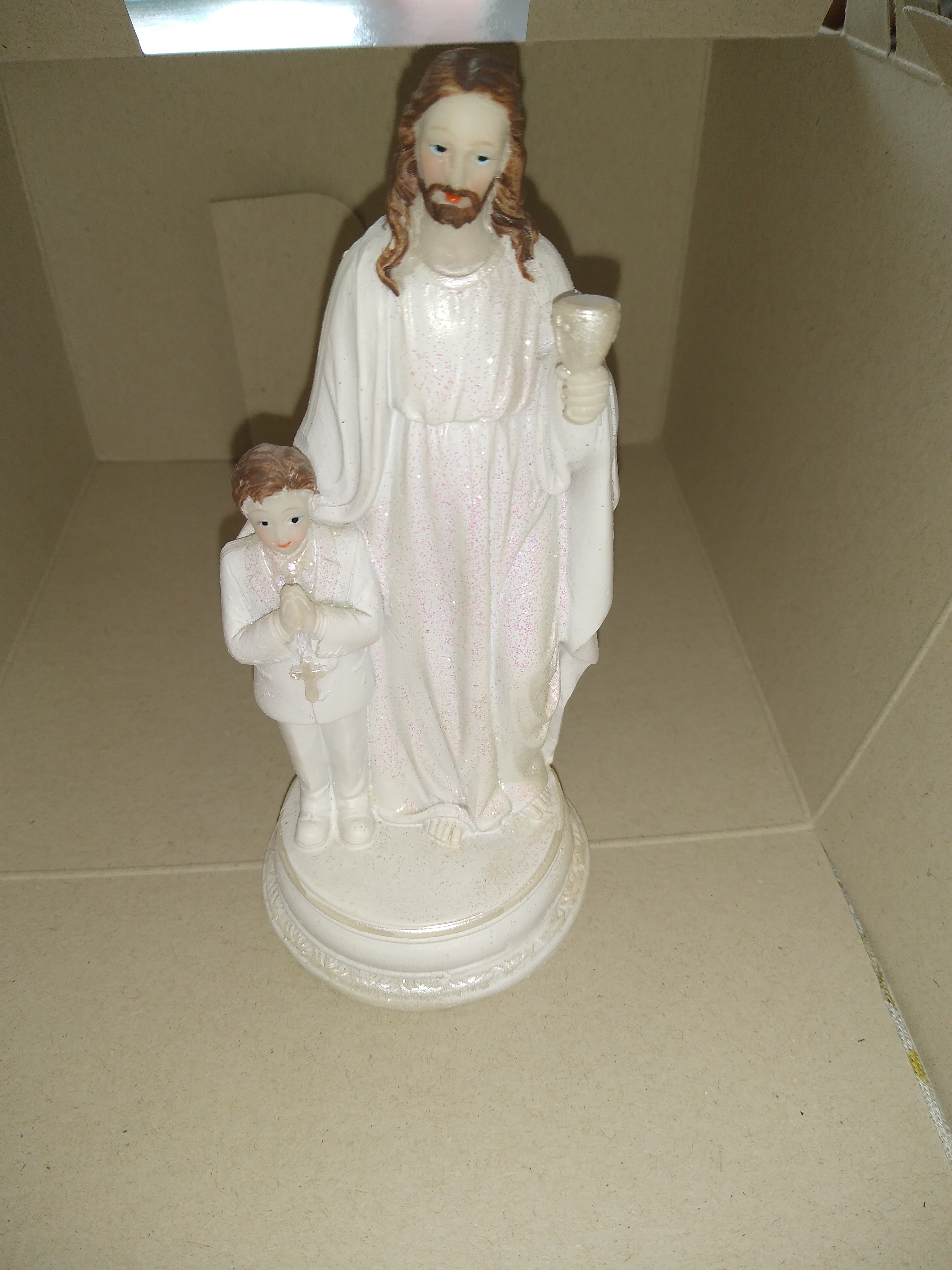 Ježiš s chlapcom výška 15 cm