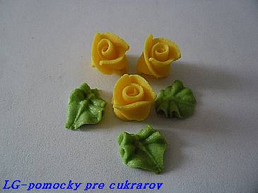 Ruža cukrova malá Žltá 10 ks + 20 lístkov