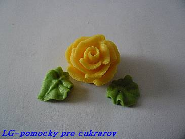 Ruža cukrova malá žltá 13 lupeňov 3 ks + 6 lítkov