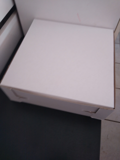 zakusková krabica 32x32x10cm biela 10ks/bal